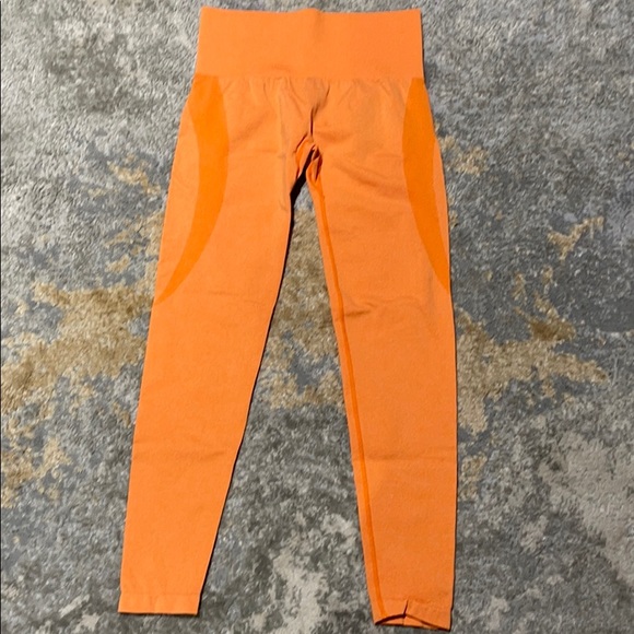 Sunset Orange Nvgtn Workout Leggings 
